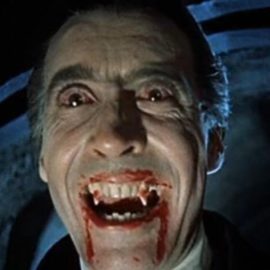 Christopher Lee as the title character in Dracula (1958)